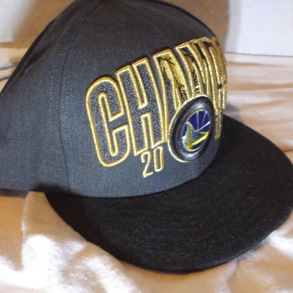 NEW 9Fifty NBA 2018 Golden State Warriors Champs Snapback Hat - Picture 5 of 10